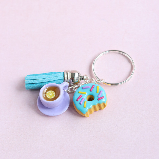 Herbata brelok do torebki prezent donut Lemon Lovely
