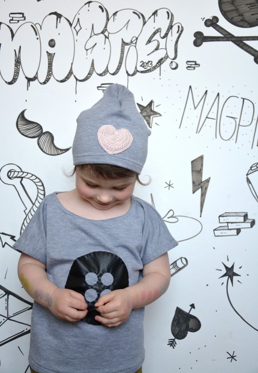 Pudrowe HEART magpie