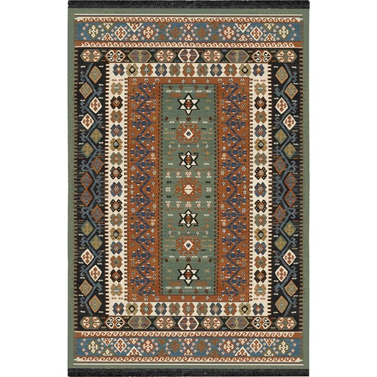 dywany Dywan Tkany Etniczny Wielokolorowy Vintage 120x180 cm