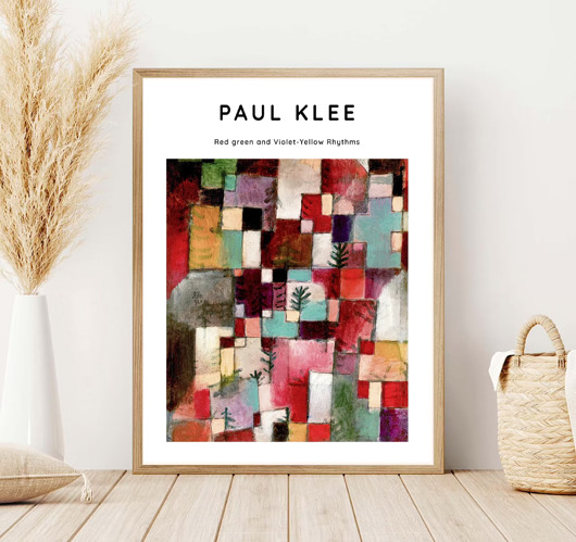 grafiki i ilustracje PLAKAT Paul Klee, plakat abstrakcyjny