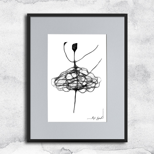 grafiki i ilustracje Autorska grafika z ramą - nr 88