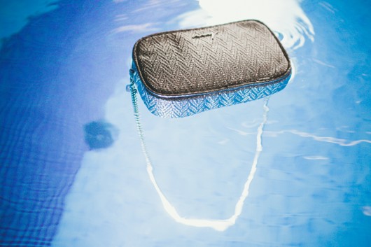 Torebka skórzana srebrna  MyBag