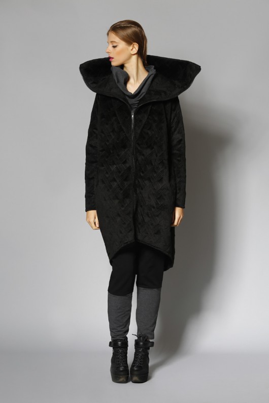 płaszcze damskie Redi Frock Black