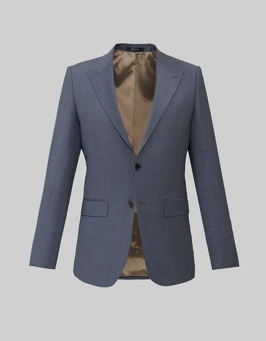 marynarki męskie Marynarka do zestawu levone niebieski slim fit