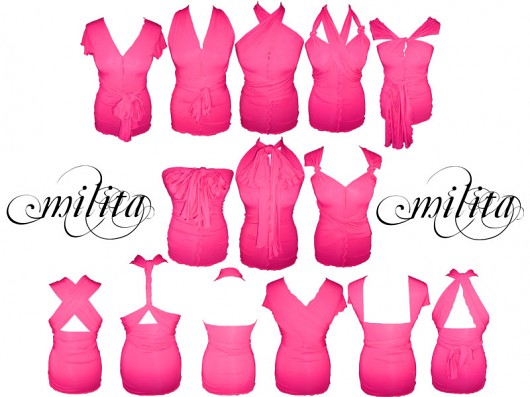 Creative:: FUCHSIA wiele topów w jednym !! milita nikonorov