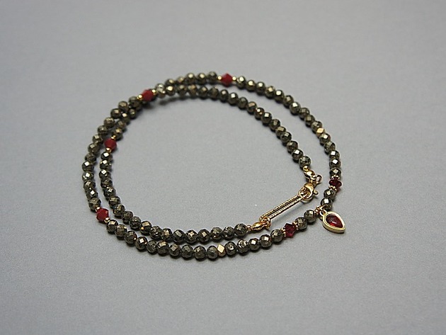 chokery Piryt /choker/naszyjnik - Szlachetna kolekcja