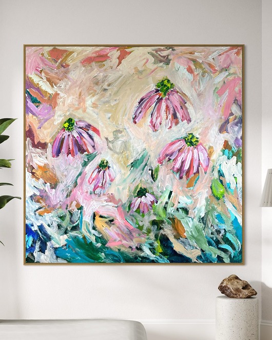 obrazy Obraz abstrakcyjny 100x100 cm
