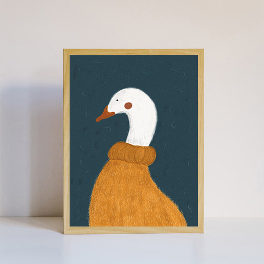 Plakat gąska MUKI design