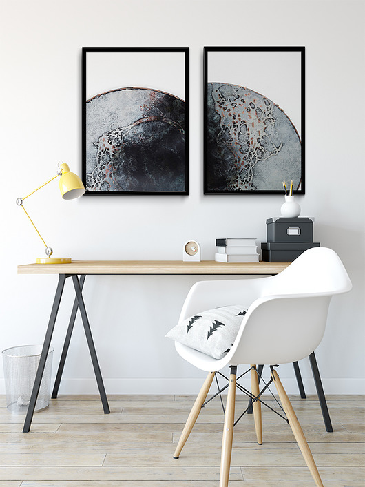 Plakat Oriento szare Bury Lis
