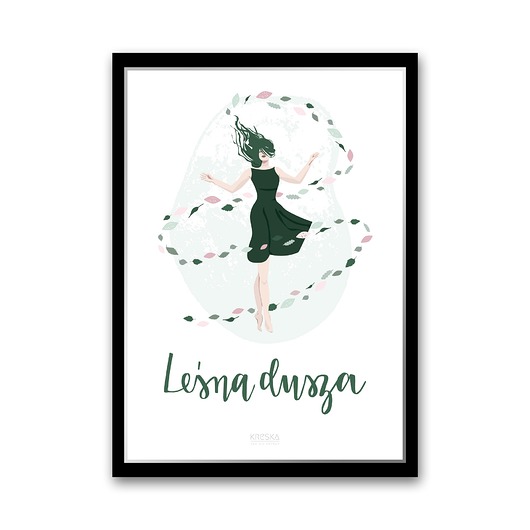 Plakat "Leśna dusza" Kreska Jak Się Patrzy