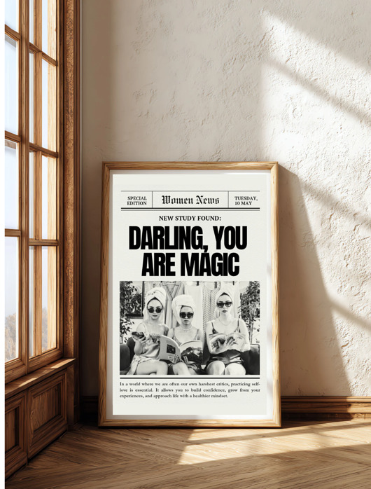 plakaty PLAKAT personalizowany prezent urodzinowy okładka gazety