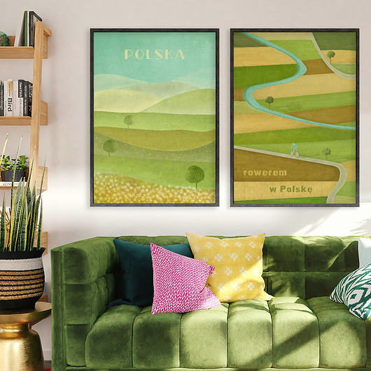 plakaty Polskie krajobrazy - zestaw 2 plakatów