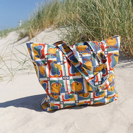 torby na ramię Płócienna torba shopper w gruszki L