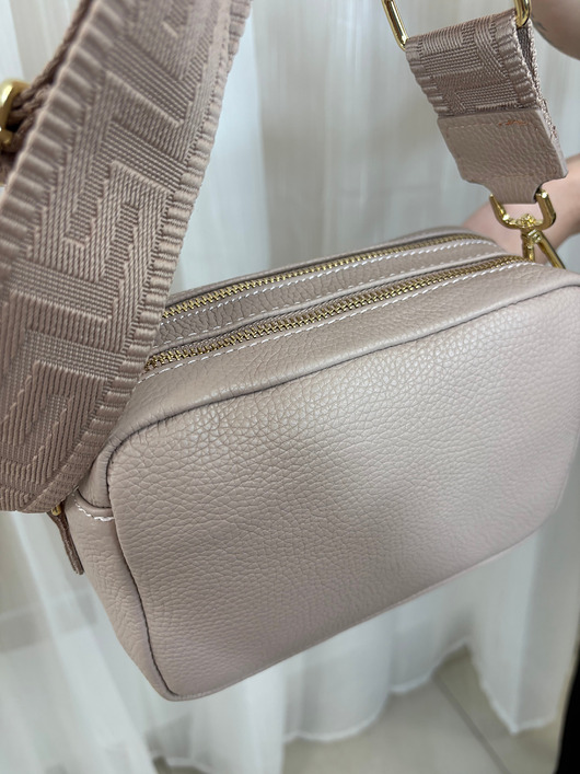 torby na ramię Skórzana torba Ginevra Beige