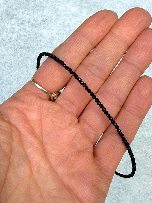 złote naszyjniki Naszyjnik N63  Spinel, Ag925