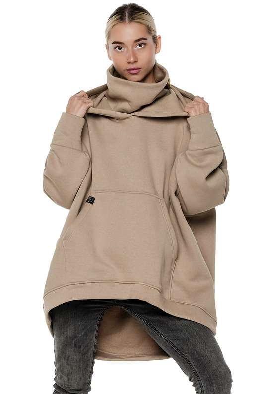 bluza z kapturem damska Bluza damska marki UNDERWORLD z kominem