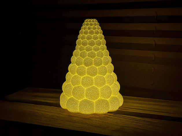 dekoracje świąteczne Choinka bąbelkowa - świecąca ozdoba, Boże narodzenie, Święta