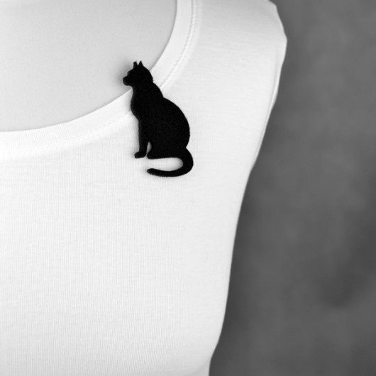 FeltCat 2 felt label