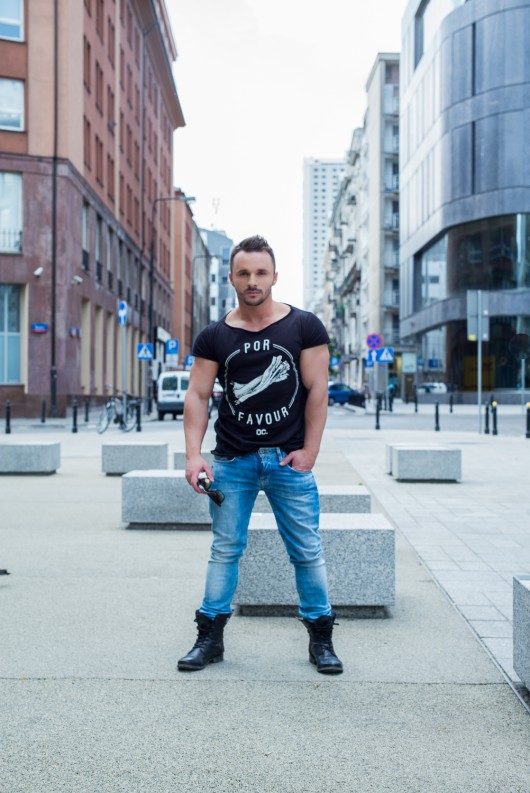 T-shirt POR FAVOUR  UNISEX - koszulka odCZAPY odCZAPY