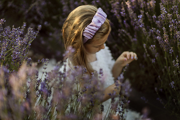 opaski do włosów Lniane OPASKI SCRUNCHIE