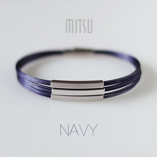 bransoletki srebrne Navy