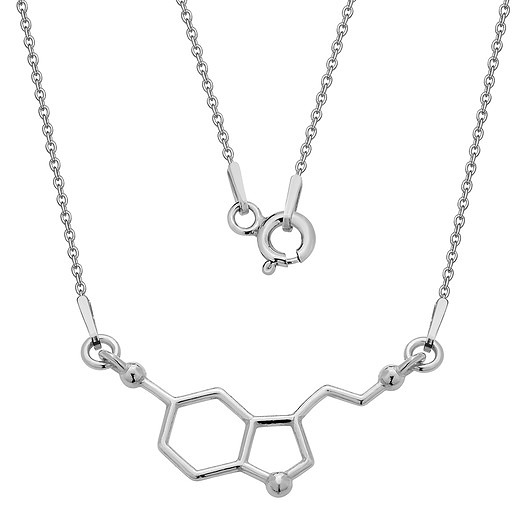 srebrne naszyjniki Naszyjnik z serotoniną /816/