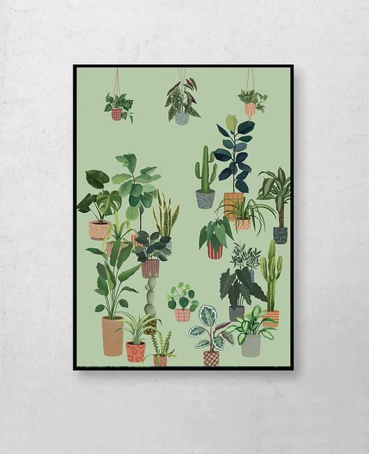 plakaty Plakat Kwiaty doniczkowe