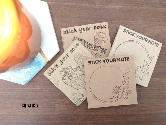 kalendarze i plannery 'Circle Sloth' Stick Your Note 2szt.