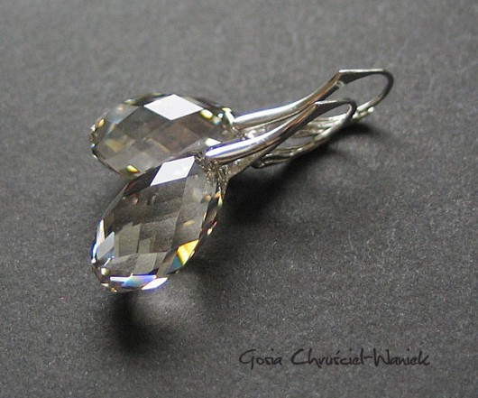 kryształ Swarovski briolety silver shade Gosia Chruściel-Waniek