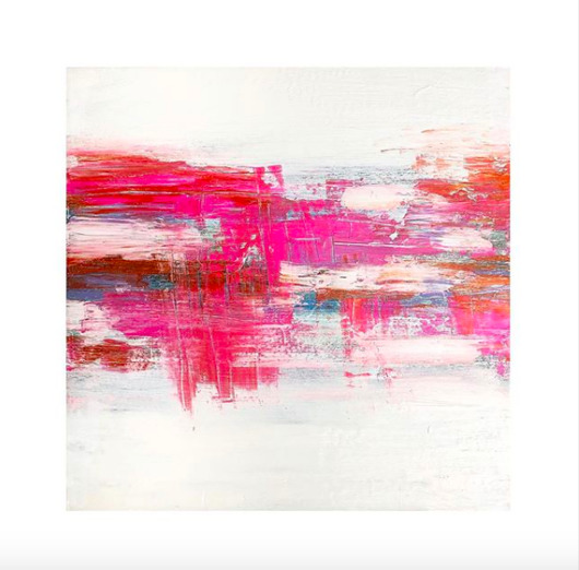 Abstract Pink Girl - Painting DEEJAY.COLLAGES
