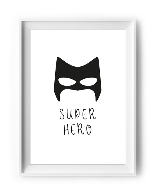 Plakat Super Hero Pracownia Celegarth