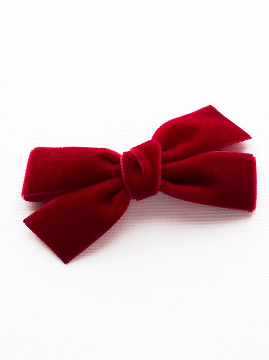 Spinka do włosów kokarda VELVET BOW Momilio
