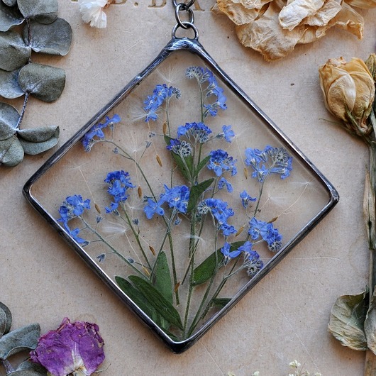 Ozdoby na ścianę Dekor Niezapominajki