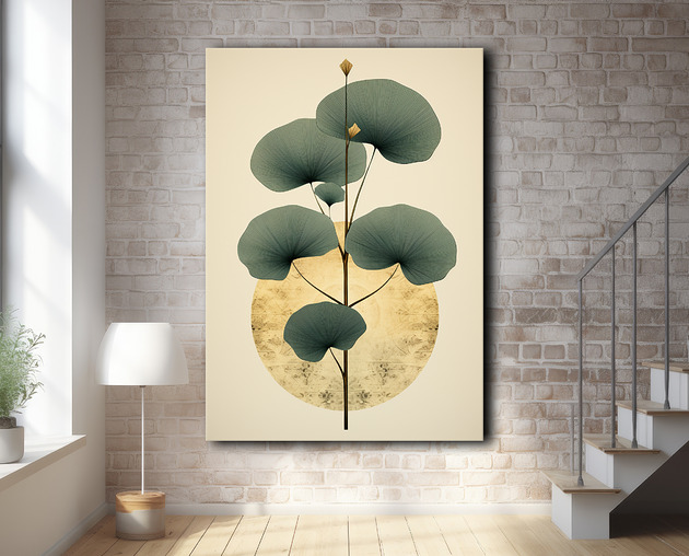 plakaty Tropikalne liście - Plakat - Loft, Minimalizm