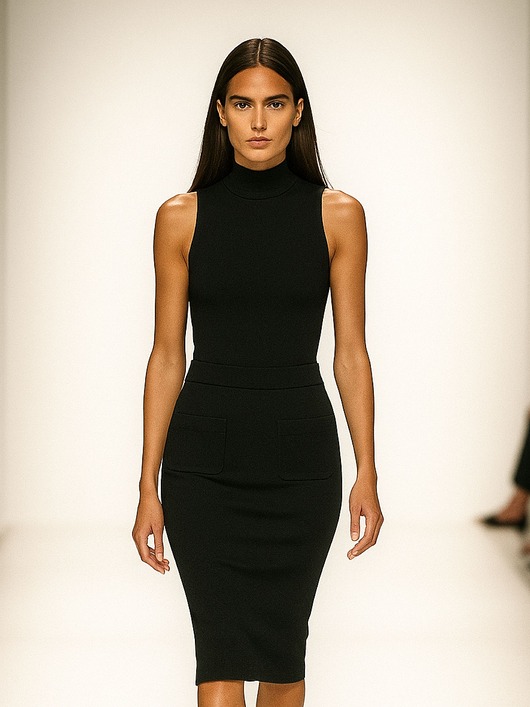 topy damskie Bluzka czarna YY500100