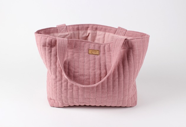 torby na ramię Torba lniana Everyday - zgaszony róż