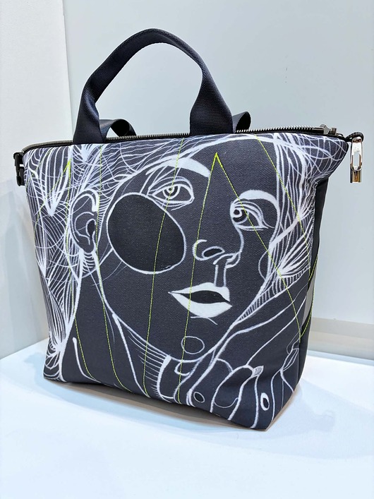 torebki do ręki Art MIMA bag SHORT & Marcina Painty print