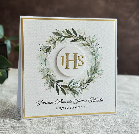 zaproszenia na komunię Zaproszenia na Komunię, wzór 73B