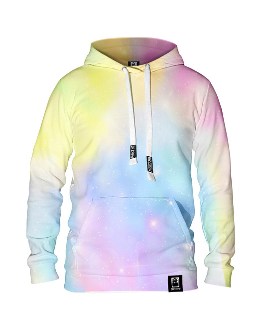 bluzy męskie Męska Bluza z kapturem Abstract Pastels