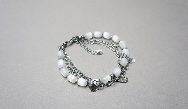 bransoletki wire wrapping Pejzaż zimowy vol.3 - bransoletka