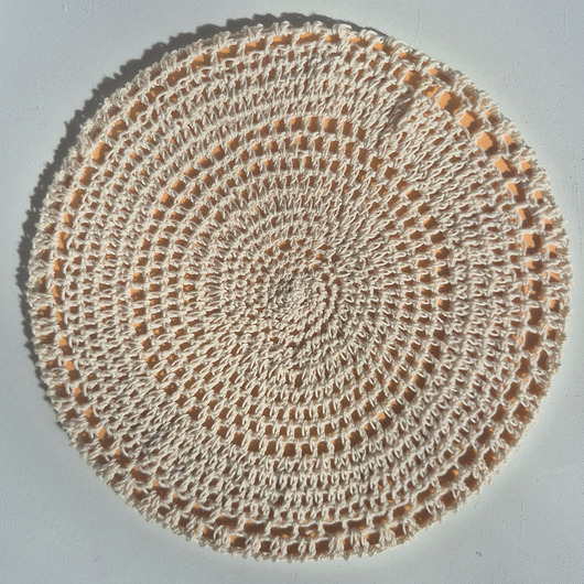 czapki damskie Unikatowy , letni beret bawełniany.