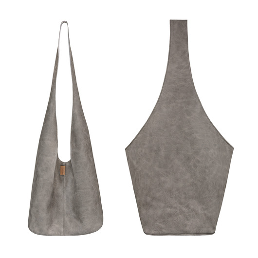 Short Boogi Bag szara lekko przecierana hairoo
