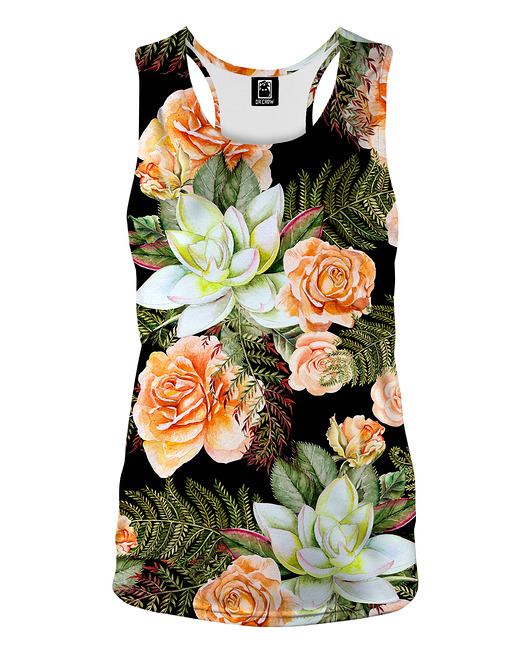 topy damskie DR.CROW Bokserka Top Lilies