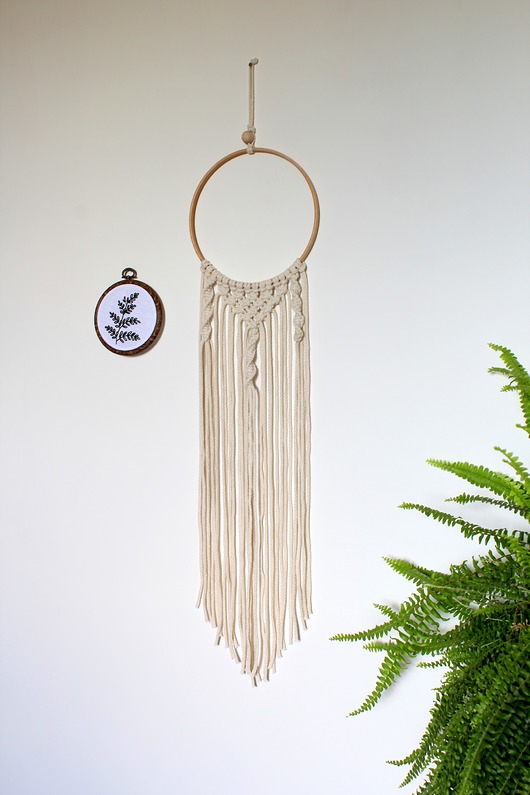 Makrama koło i tamborek - zestaw na zamówienie Michalina Mruczek Handmade