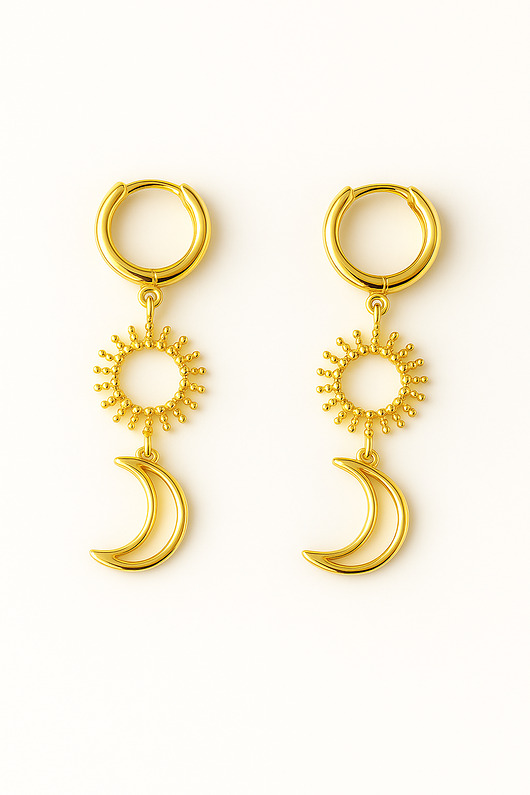 kolczyki pozłacane Kolczyki pozłacane Lunea