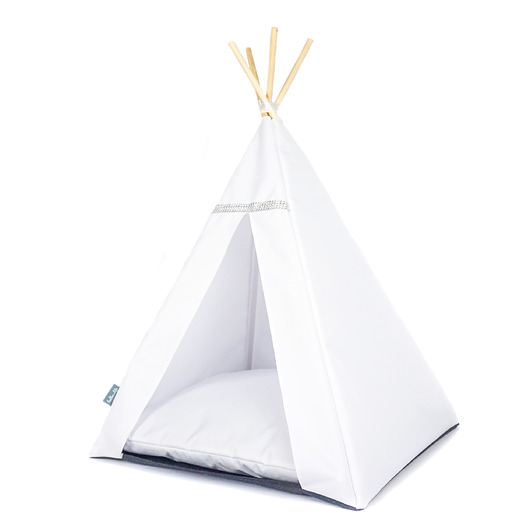 Legowisko Tipi Glamour Białe - Biały Halkalife