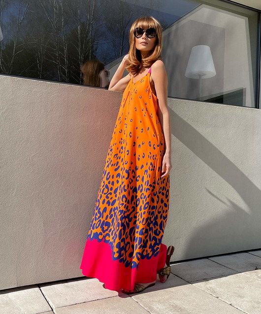 sukienki maxi damskie Letnia Sukienka Maxi BohoSoul