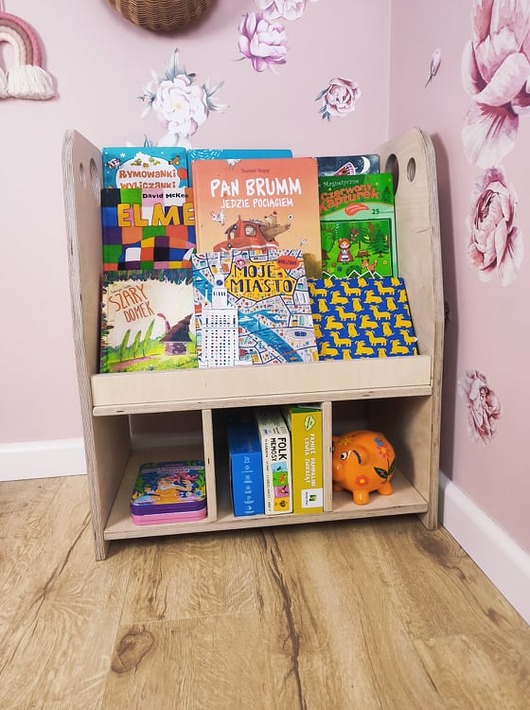 meble do pokoju dziecka Półka montessori na książki