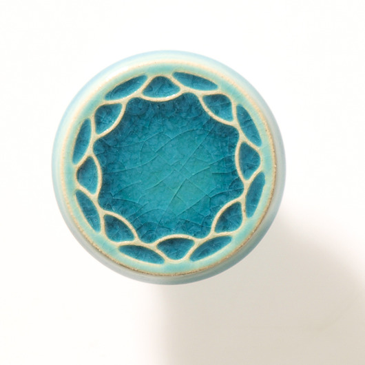 gałki do mebli Gałka do mebli, turkusowa, wz.4