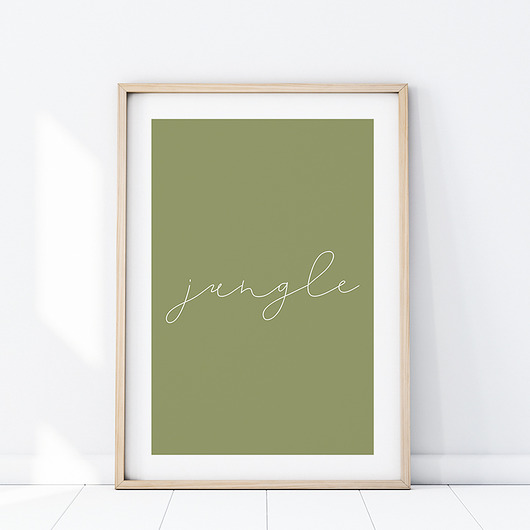 obrazy i plakaty do pokoju dziecięcego PLAKAT JUNGLE P370
